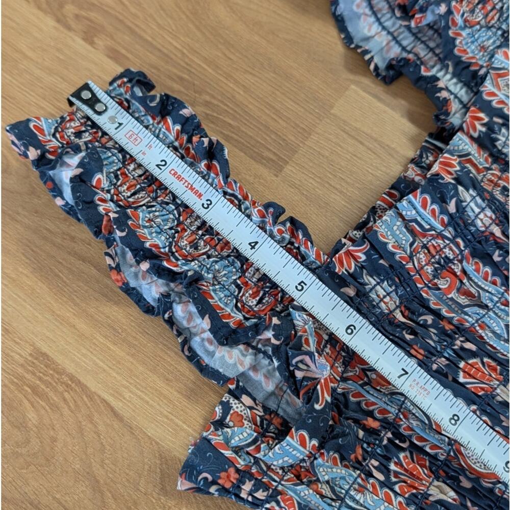Hill House Home The Kimmy Maxi Nap Dress Womens XS in Emma Stripe/Navy Multi - Picture 6 of 10